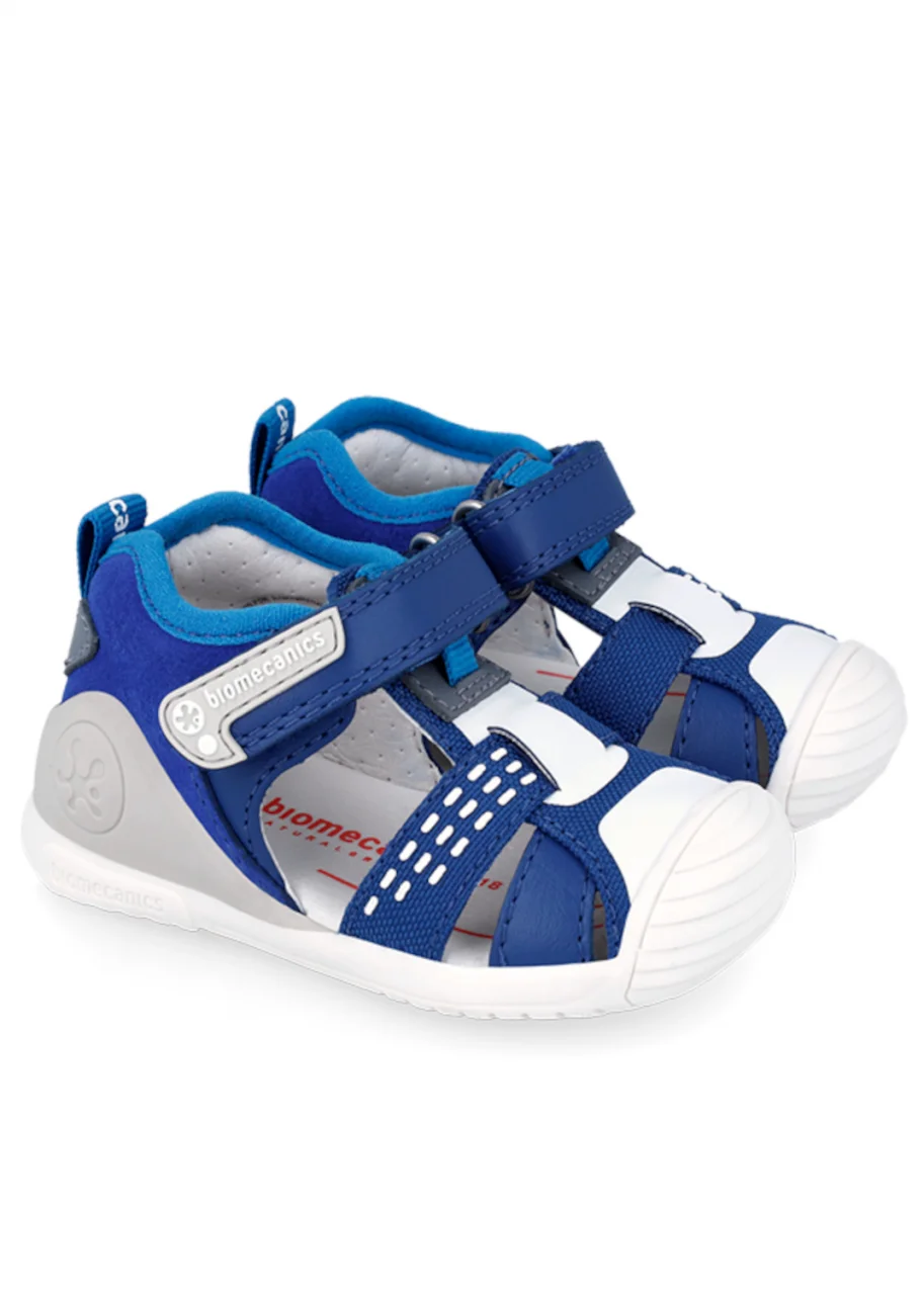 Sandali Baby Sport Azul per bambini ergonomici e naturali