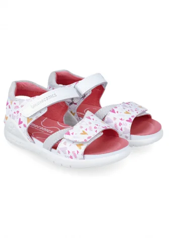 White Baby Corazon sandals ergonomic and natural_109657