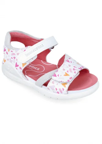 White Baby Corazon sandals ergonomic and natural_109659