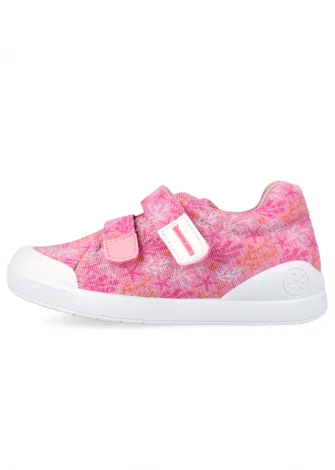 Lila Sneakers for girls in ergonomic and natural cotton_109670