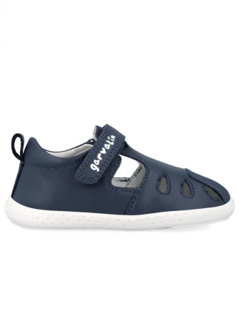 Ocean Barefoot Sneakers for boys in natural leather_109691