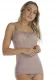 Modal and cotton Singlet Vest with lace - Taupe