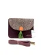 Soruka Olivia suede bag in recovered leather - Pattern 5