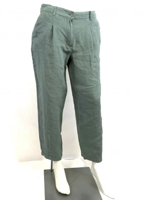 Helga women's trousers in pure linen_95693
