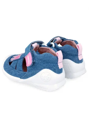 Ergonomic and natural cotton Baby Elephant sandals for girls_109647