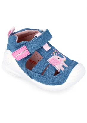 Ergonomic and natural cotton Baby Elephant sandals for girls_109649