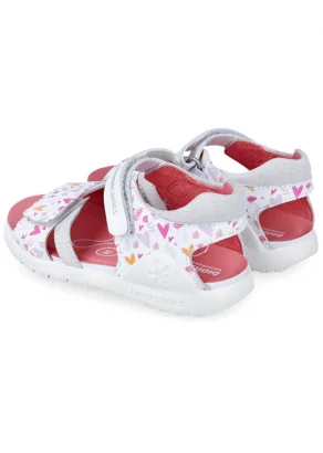 White Baby Corazon sandals ergonomic and natural_109658