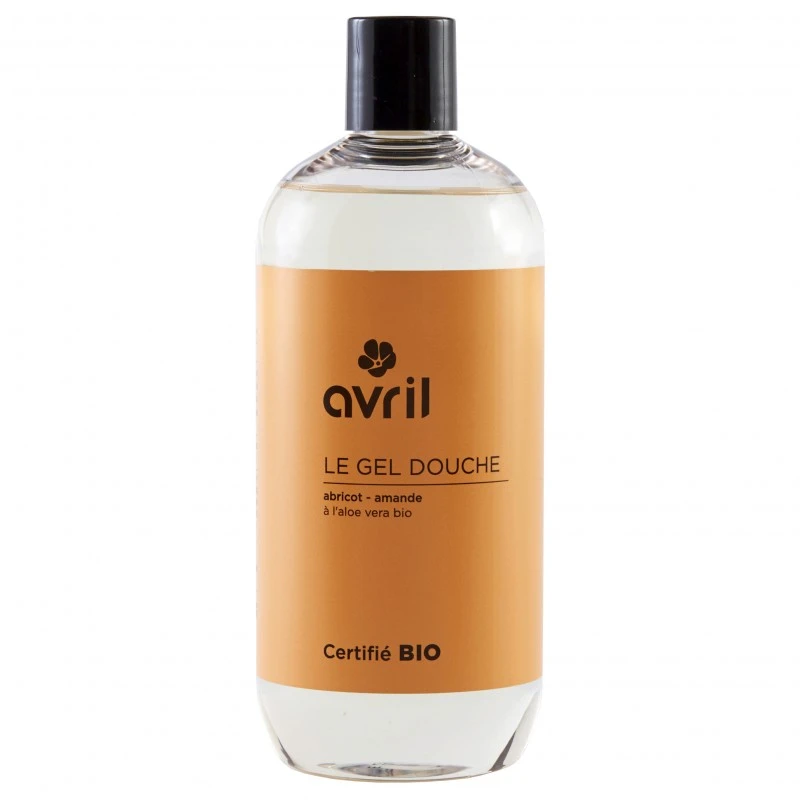Shower gel apricot and almond organic  Avril