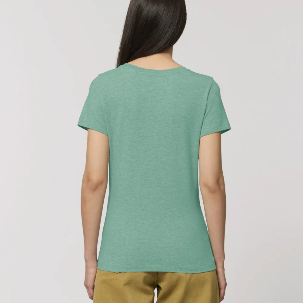 T-shirt woman Expresser Melange in organic cotton_61904
