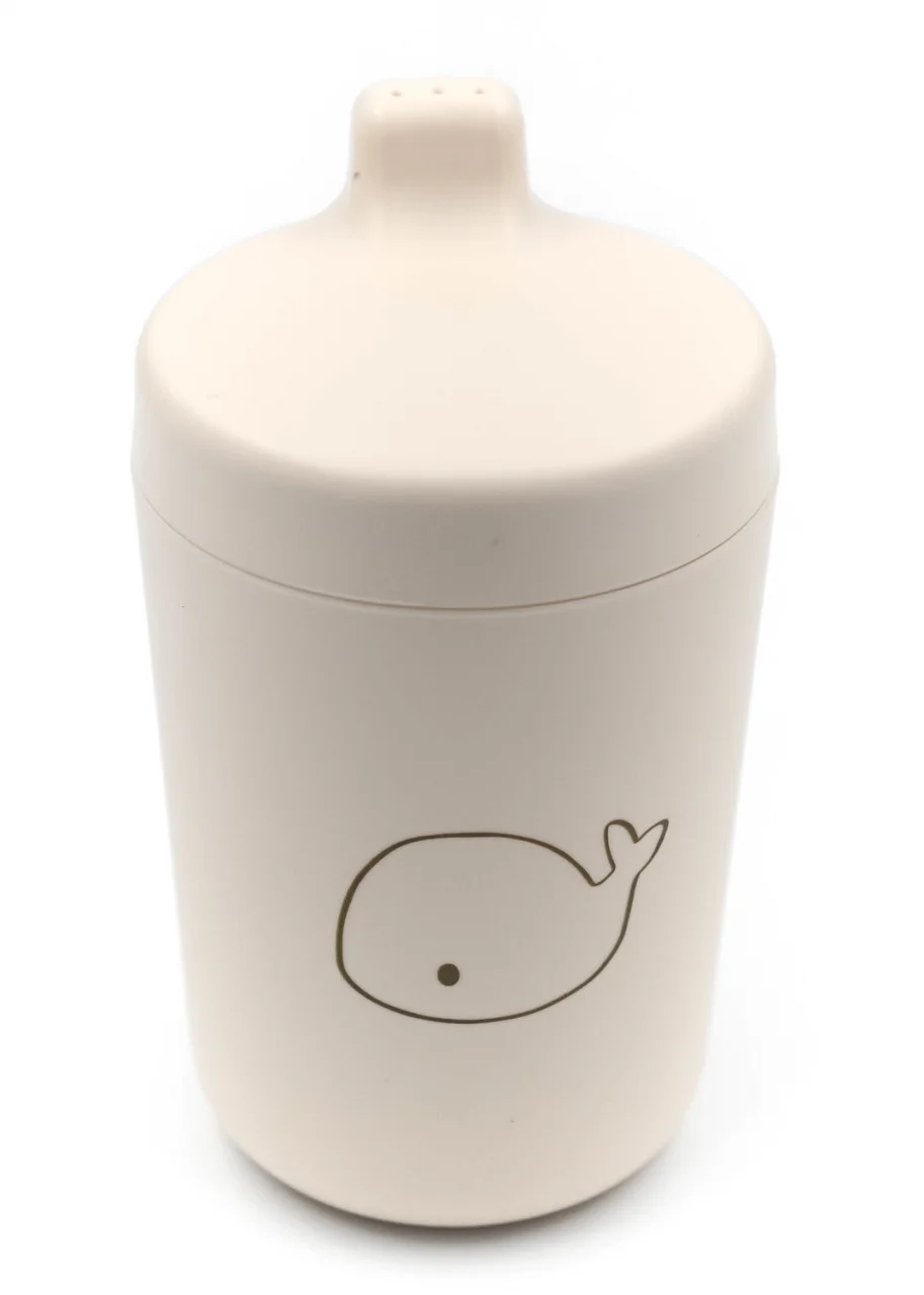 Sippy cup for children in ecological vegetable PLA