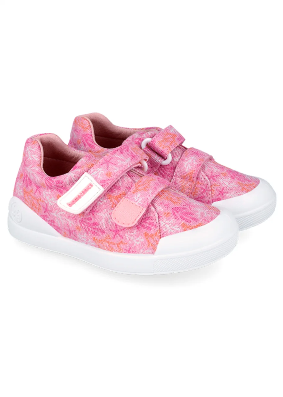 Lila Sneakers for girls in ergonomic and natural cotton